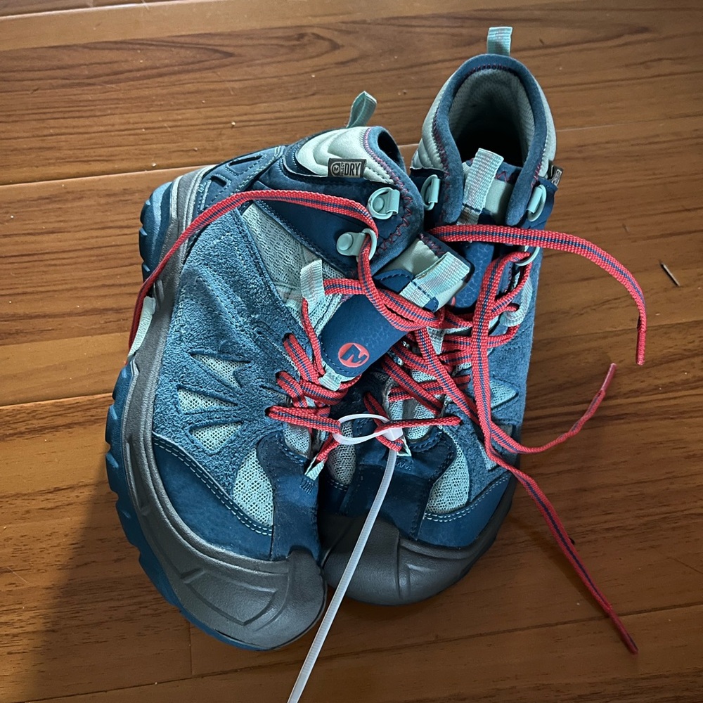 Merrell Kids Blue and Gray Sneakers